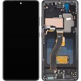 MP Samsung Écran avec Touchscreen MP compatible avec Samsung Galaxy S21 Ultra 5G G998, avec Cadre, Version OLED, Noir
