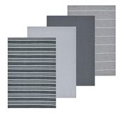Sleepdown Effen 100% Katoen Half Panama Herbruikbare Zachte Doek Tafelservetten - Pack van 4 - Wit - 41 cm x 41 cm