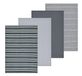 Sleepdown Effen 100% Katoen Half Panama Herbruikbare Zachte Doek Tafelservetten - Pack van 4 - Wit - 41 cm x 41 cm