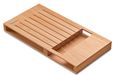 Porte-couteaux en bois de hêtre, pour 7 couteaux, dimensions 43x22,2x4,4 cm