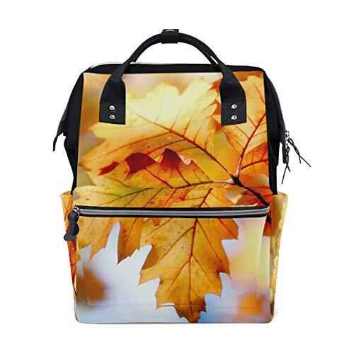 MONTOJ Fall Leaf Canvas Rugzak Reiscampus Rugzak