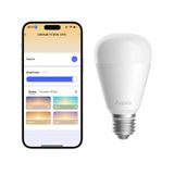 Aqara LED Bulb T2 Smart Lighting Bluetooth/Zigbee E27 Blanc 10,5W