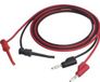Voltcraft MSL-102 Meetsnoer 4mm-stekker 1.00 m Zwart, Rood 1 stuk(s)