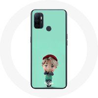 Maniacase Etui voor Oppo A53 BTS TinyTAN Animatie Jimin