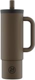 24Bottles Straw Drinkbeker 800 ml Capaciteit - mocha