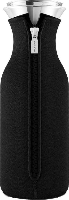 Eva Solo Fridge Karaf met Hoes - 1 liter - Zwart