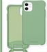 iMoshion Color Backcover iPhone 11 - Groen - Met Koord