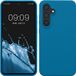kwmobile hoesje geschikt voor Samsung Galaxy S24 FE - Hoesje met siliconen coating - Smartphone case in Caribisch blauw