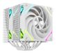 XYZ Thermax 6 Duo ARGB refroidisseur de processeur Blanc