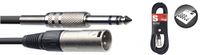 Stagg 2 m Mono Jack S-serie luidsprekerkabel - zwart