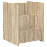 vidaXL - Tijdschriftenrek - Sonoma Eik - 35 x 35 x 45 cm - Bewerkt Hout