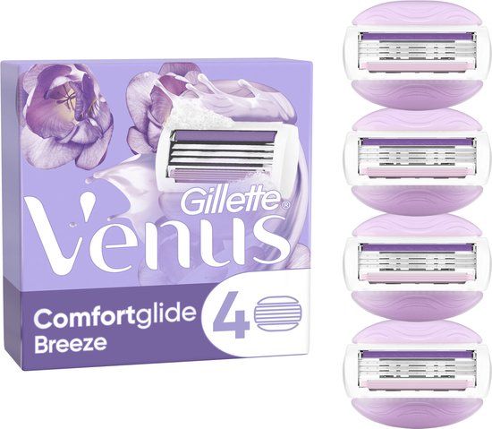 Gillette Venus Comfortglide Breeze Navulmesjes - 4 stuks