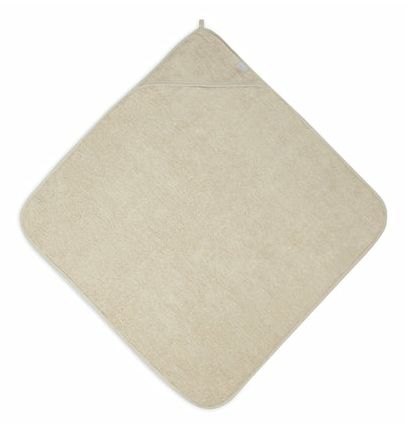 Jollein Baby Badcape - Beige Katoen - 75x75cm