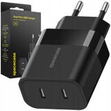 Spacecase Chargeur USB 20W SC010B Noir