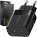 Spacecase Chargeur USB 20W SC010B Noir