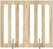 vidaXL - Vouwbaar huisdierhek - 2 stuks - Sonoma Eiken - 100,5 x 38 x 90 cm
