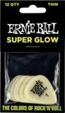 Ernie Ball Glow in the Dark Plectrum Thin - 12-pack