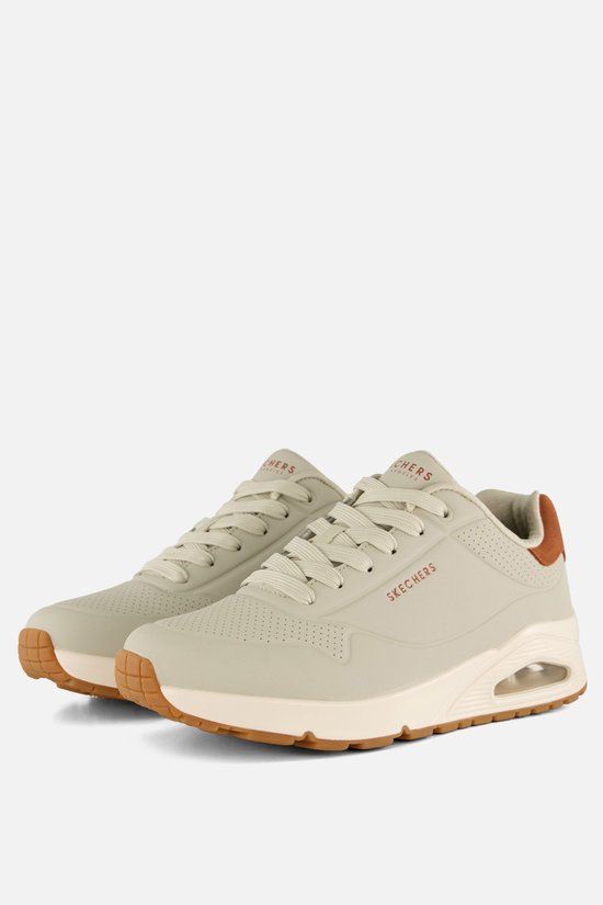 Skechers Uno - Suited On Air - Heren Sneakers - Naturel