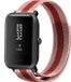 Strap-it Bracelet de montre connectée milanais - Convient pour Xiaomi Amazfit Bip - Rouge/Rose