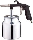 FIAC Zandstraalpistool voor compressor met 6 mm mondstuk, zandstraler met 1 l zandtank, accessoires voor compressoren, max. druk 8 bar, zwart