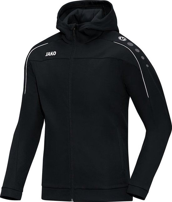 Jako Classico Jas met Kap - Zwart - Maat M - Heren