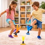 Eddy Toys Volant avec ressort - Jeu d'attrape et de lancer pour Enfants - Set de 3