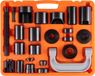 Presse de rotule, kit d'outils 25 pièces, outil de retrait et d'installation de rotule C-press, pour la plupart des voitures 2 roues motrices et 4 roues motrices, kit de réparation de rotule robuste pour la réparation automobile