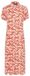 Soaked in Luxury Dameshemdjurk Zaya Korte Mouw Gebloemd Polyester Rood M