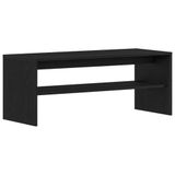 vidaXL Tv-meubel 100x40x40 cm spaanplaat zwart eikenkleurig