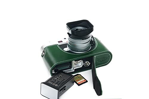 TP Original Handgemaakte lederen halve camerahoes voor Leica M11 - Groen