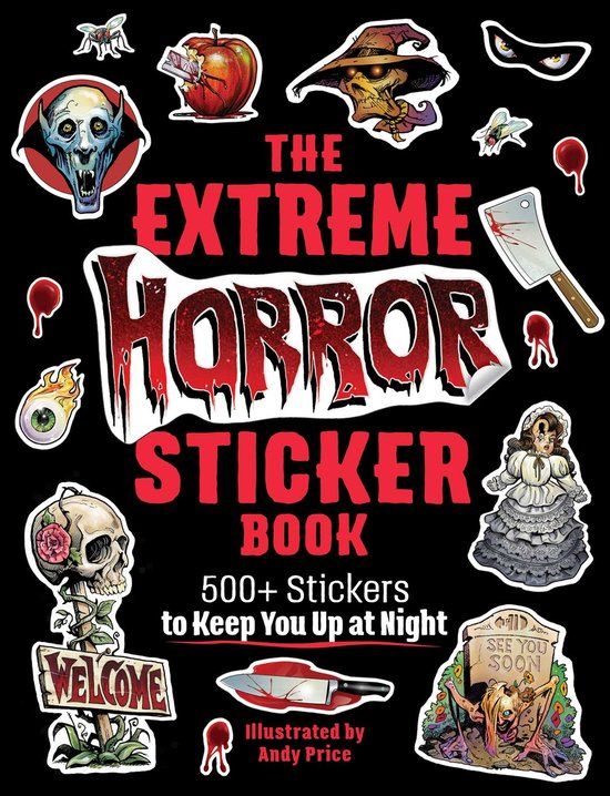 The Extreme Horror Sticker Book - Paperback - English - August 15, 2024
