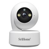 SriHome Caméra de sécurité intérieure SH064 8MP - Blanc