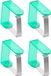 Unyqoos® Tafelklemmers, set van 4, roestvrij staal