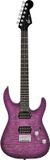 Charvel Pro-Mod Plus DK24 HH HT E QM Violet Radiance - ST-Style elektrische gitaar