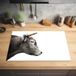 Merkloos KitchenYeah® Inductie beschermer 80x52 cm - Schotse Hooglander - Inductiebeschermer