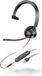 Poly Blackwire 3315 USB-A Headset - Noir