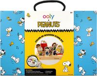 Ooly - Ooly x Peanuts - Snoopy voorgesneden scène om in te kleuren - 12 Acrylverfstiften