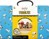 Ooly - Ooly x Peanuts - Snoopy voorgesneden scène om in te kleuren - 12 Acrylverfstiften