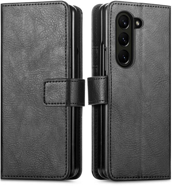 imoshion Hoesje - Geschikt voor Samsung Galaxy Z Fold 6 - Luxe Bookcase - Zwart