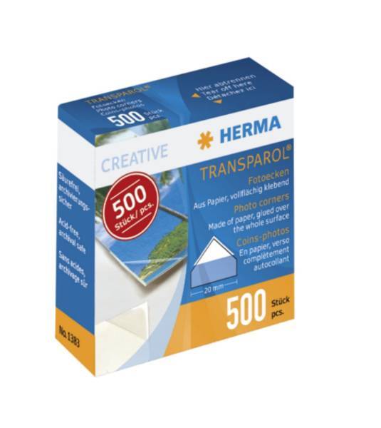 HERMA Transparol fotohoekjes dispenser 500 st.