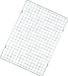 Birkmann grille de refroidissement - Carré - 32 cm x 45 cm - Métal chromé - Gris