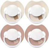 Difrax lovi Difrax Fopspeen Prime Glow Dynamic 0-6 mnd Ivory Blush - 2 x 2 stuks - Voordeelverpakking