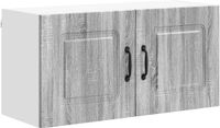 vidaXL Vaatwasserpaneel Kalmar Grijs Sonoma 80 x 31 x 40 cm