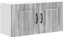 vidaXL Vaatwasserpaneel Kalmar Grijs Sonoma 80 x 31 x 40 cm