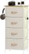 HOMCOM stoffen dressoir, vliesstof, 45x30x94,5 cm, beige