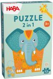 HABA 2-in-1 Olifant Puzzel - Hout - 2112 Stukjes