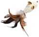 Gebr. de Boon Muis karton met veren 17cm