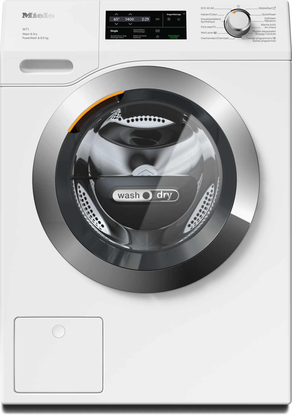 Miele WTI370 WPM Was-droogcombinatie - Vrijstaand - Wit