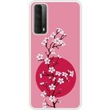 P Smart 2021 Cherry blossom bedrukt siliconen hoesje
