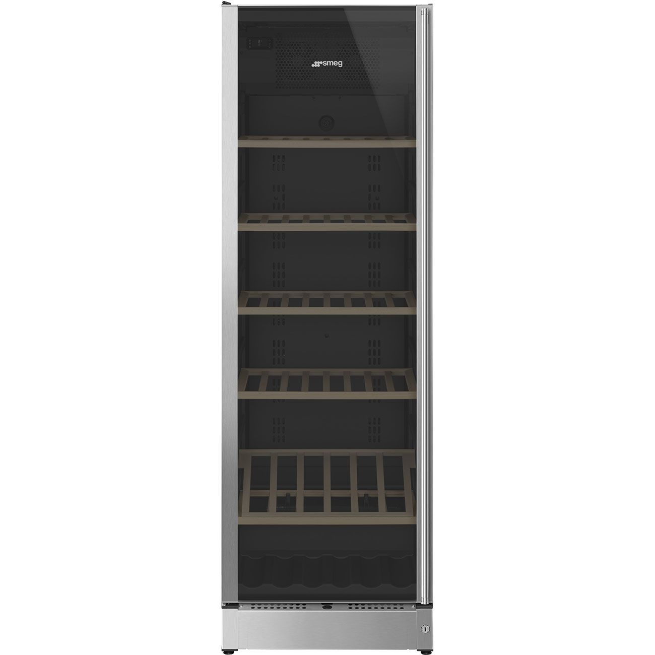 Smeg SCV115GS - Compressor Wine Cooler - 197 Bottles - Black - Freestanding